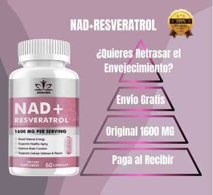 NAD+RESVERATROL 60 CAPSULAS ORIGINAL®